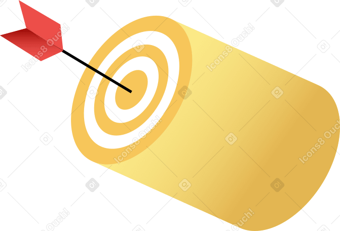Objetivo con una flecha PNG, SVG