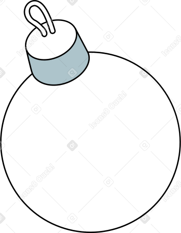 pelota de navidad PNG, SVG