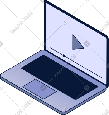 Open laptop PNG, SVG