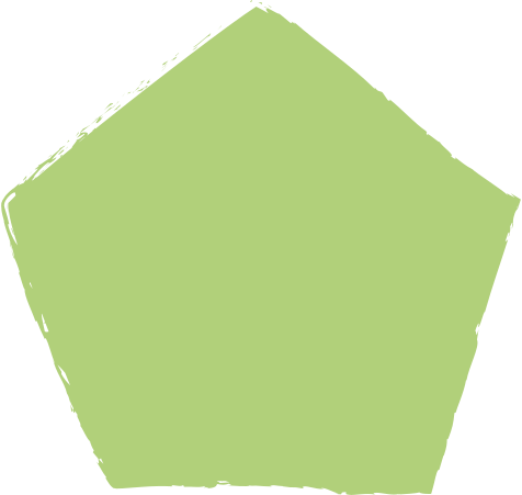 green pentagon Illustration in PNG, SVG