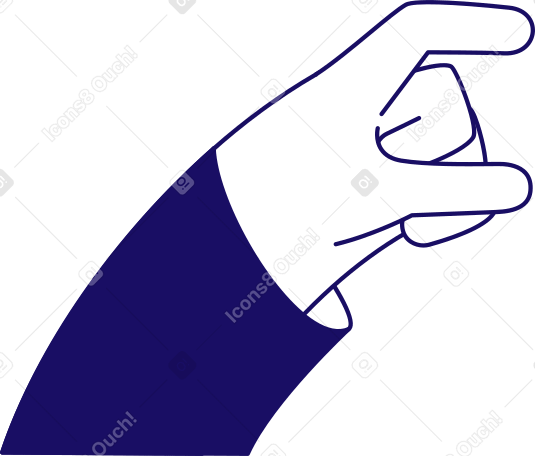 рука что-то держит в PNG, SVG