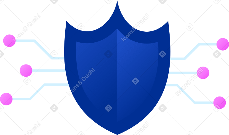 shield cyber Illustration in PNG, SVG