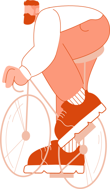 Mann auf einem fahrrad PNG, SVG