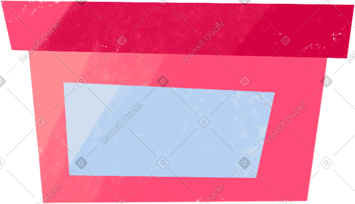 pink box PNG, SVG