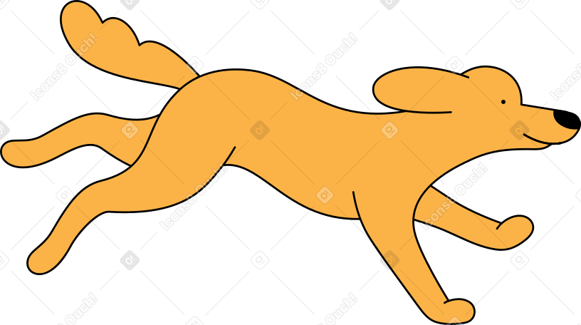 走る犬 PNG、SVG