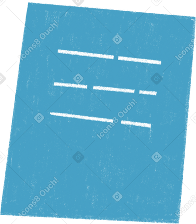 blue document в PNG, SVG