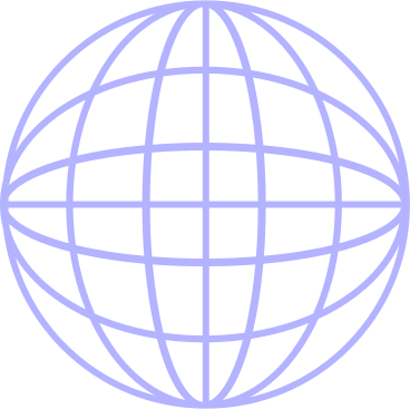 Signe de globe lilas PNG, SVG