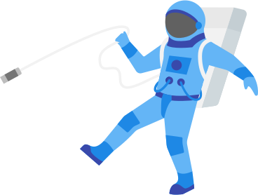 lost astronaut PNG, SVG