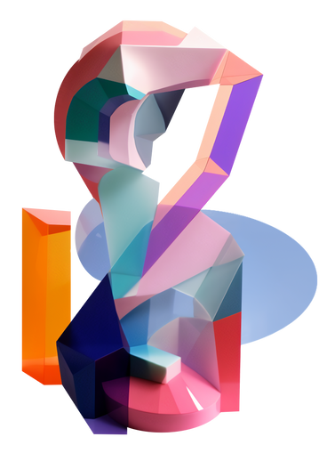 abstract plastic composition PNG, SVG