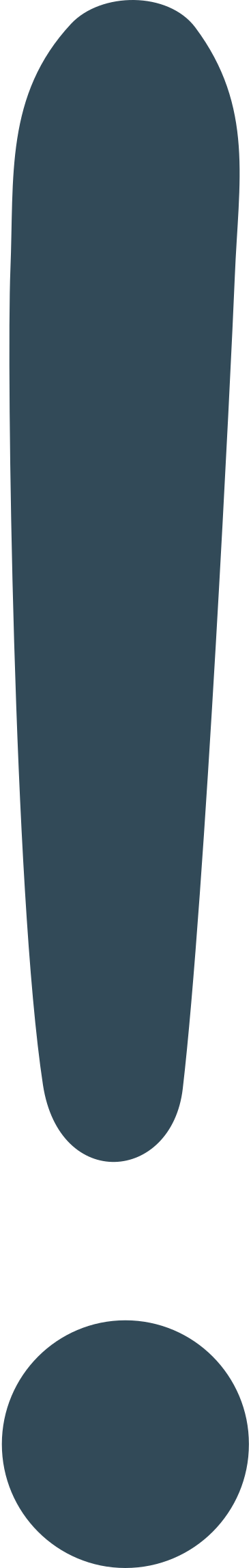 Exclamation point  dark blue PNG, SVG