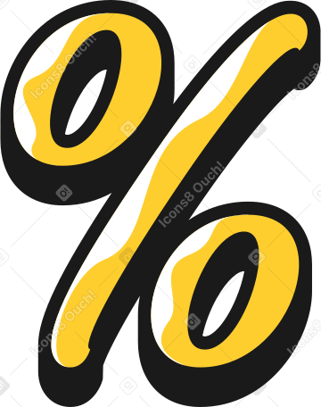 Porcentagem de letras PNG, SVG