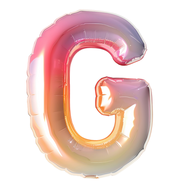 Letra inflável g PNG, SVG
