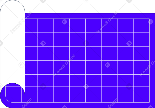 sheet of graph paper PNG, SVG