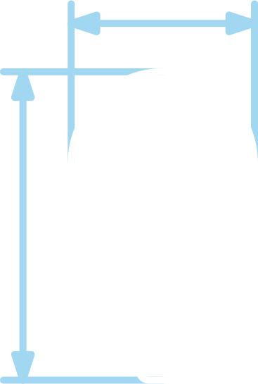 lamp drawing with dimensions PNG, SVG