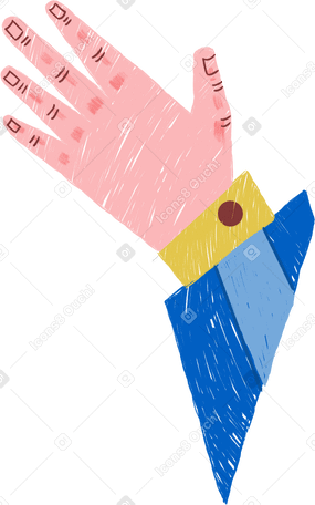 Illustration La main de l'homme aux formats PNG, SVG
