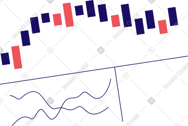 Trading graphs PNG, SVG