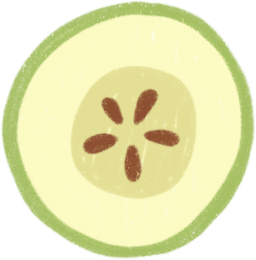 Pear slice PNG、SVG