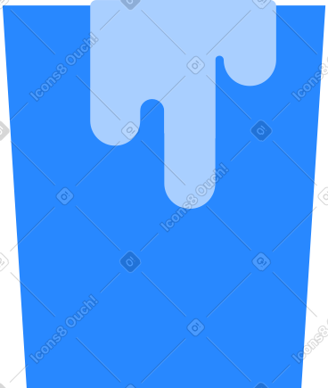 蓝色的油漆桶 PNG, SVG