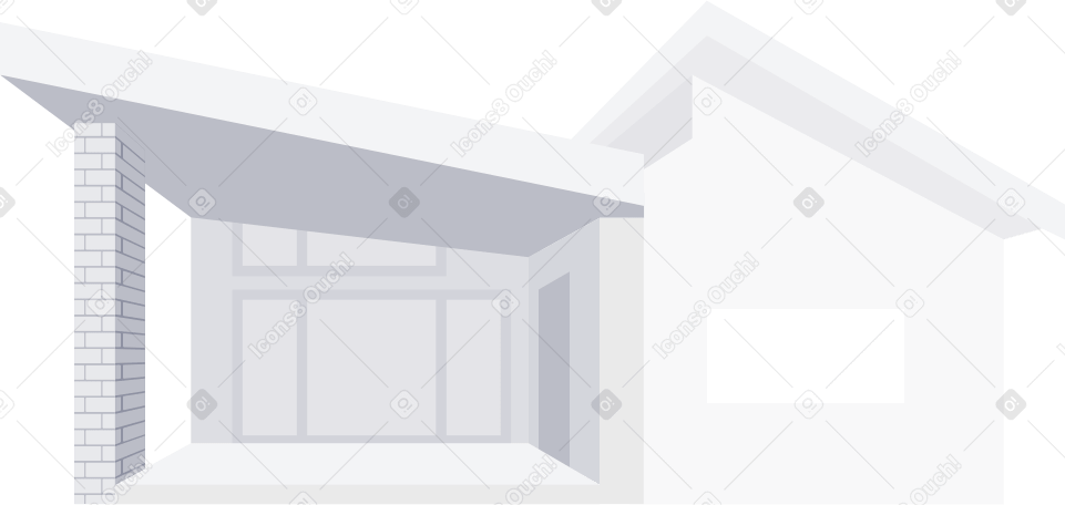casa geminada PNG, SVG