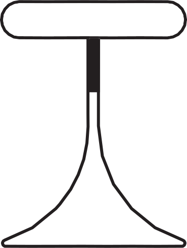 Scientist's white chair PNG, SVG