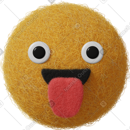 emoji with tongue PNG, SVG