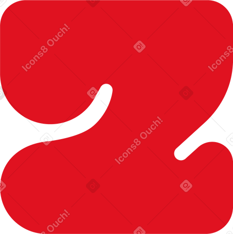 red number two PNG、SVG