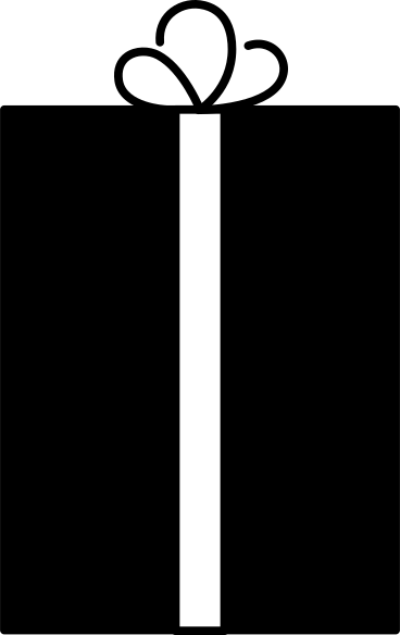 Regalo negro PNG, SVG
