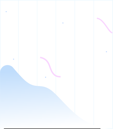 Gestreifter hintergrund mit blauem berg und rosa linien PNG, SVG