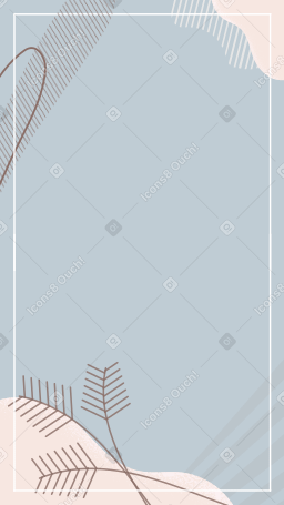Background with twigs Illustration in PNG, SVG