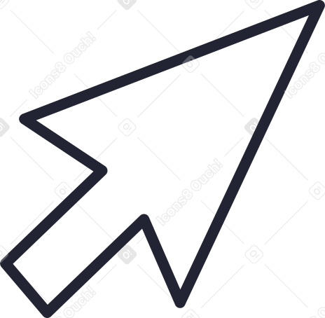 mouse arrow PNG, SVG
