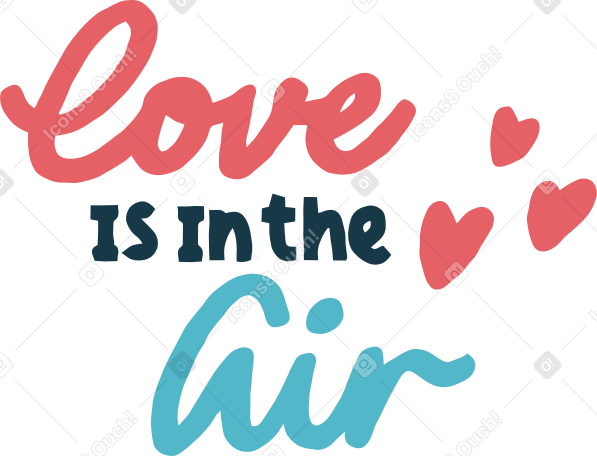o amor está no ar PNG, SVG