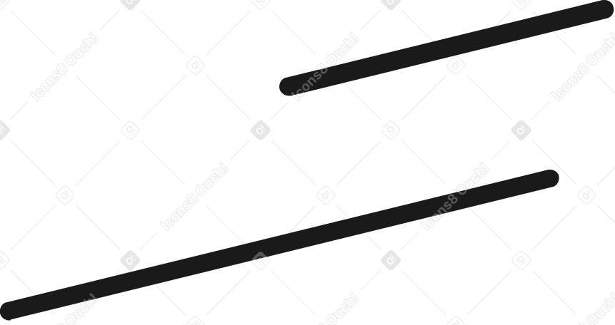 black lines Illustration in PNG, SVG