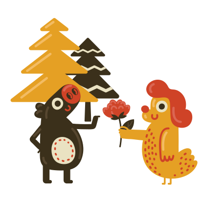 First date Illustration in PNG, SVG