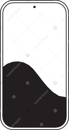 großes telefon PNG, SVG