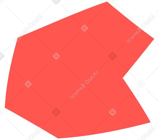polygon red PNG, SVG