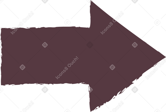 dark brown arrow Illustration in PNG, SVG