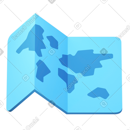 3D world map PNG, SVG