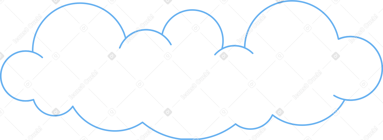 white cloud of smoke Illustration in PNG, SVG