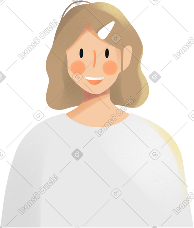 young blonde girl PNG, SVG