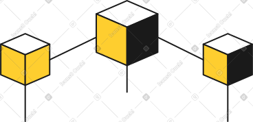 Three cubes PNG, SVG