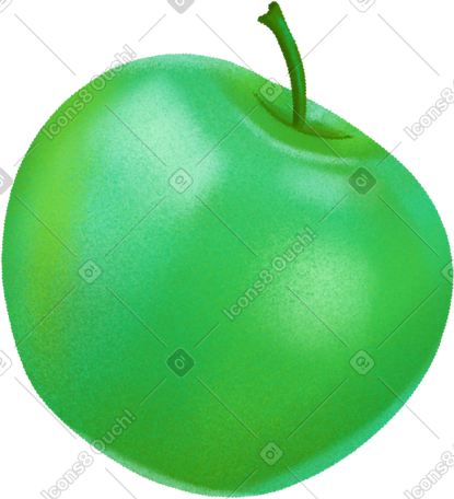 green apple PNG, SVG