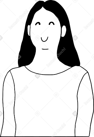 happy woman PNG, SVG