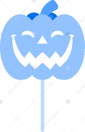 pumpkin mask Illustration in PNG, SVG