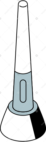 stylus with stand Illustration in PNG, SVG