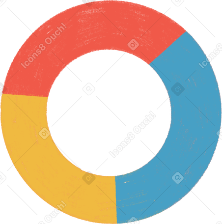 pie chart percentage format PNG, SVG