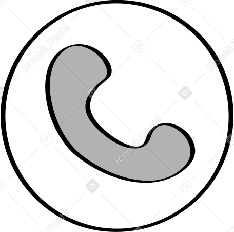 call button Illustration in PNG, SVG