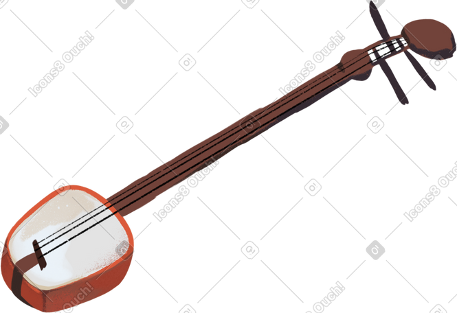 shamisen PNG, SVG