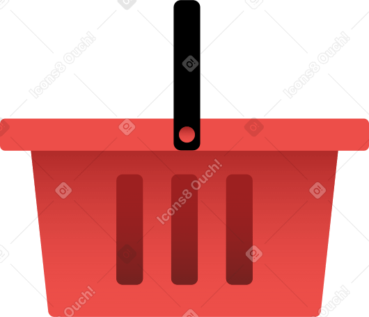 grocery basket PNG, SVG