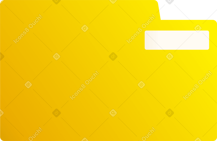 folder with sticker Illustration in PNG, SVG