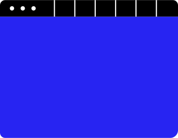 Blauer browser mit sechs registerkarten PNG, SVG